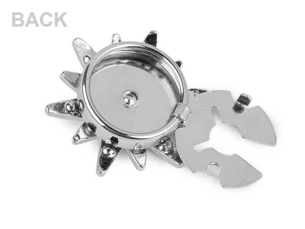 Ozdoba na knoflík s broušenými kamínky