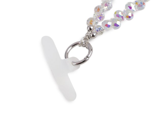 Přívěsek na mobil ze skleněných korálků