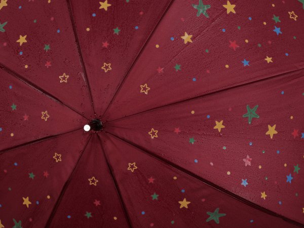 Dámský vystřelovací deštník hvězda kouzelný