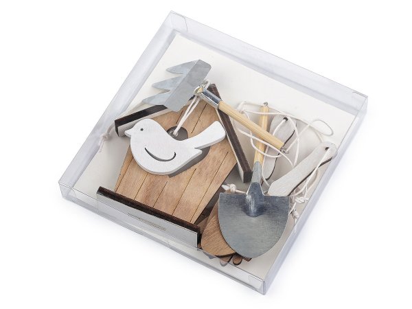 Zahradní nářadí k aranžování sada 6 ks