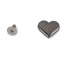Sedlářský nýt šroubovací srdce 15x14 mm