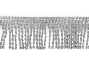 Třásně lurexové kroucené šíře 50 mm