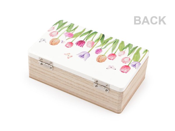 Dřevěná krabička s potiskem 10x16 cm