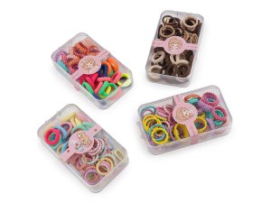 Gumičky do vlasů v boxu