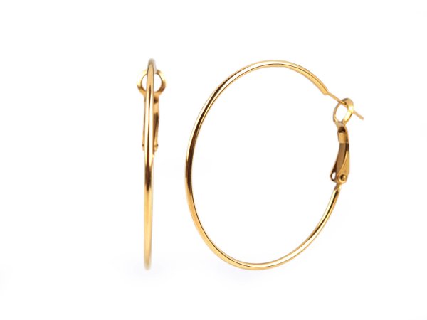 Náušnice z nerezové oceli kruhy