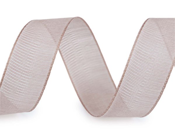 Plátnová stuha s vlascem šíře 25 mm