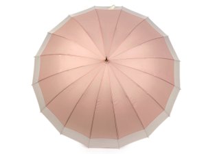 Velký rodinný deštník s dřevěnou rukojetí