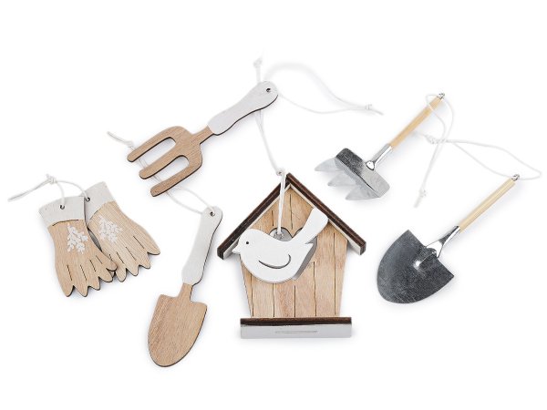 Zahradní nářadí k aranžování sada 6 ks