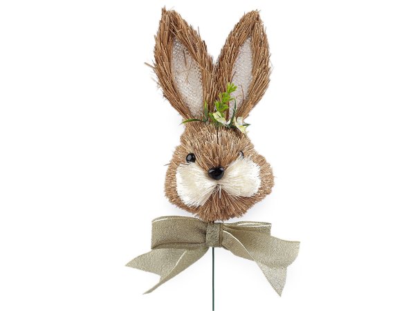 Zápich velikonoční zajíček slaměný