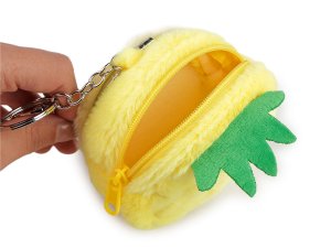 Plyšové kosmetické zrcátko / klíčenka