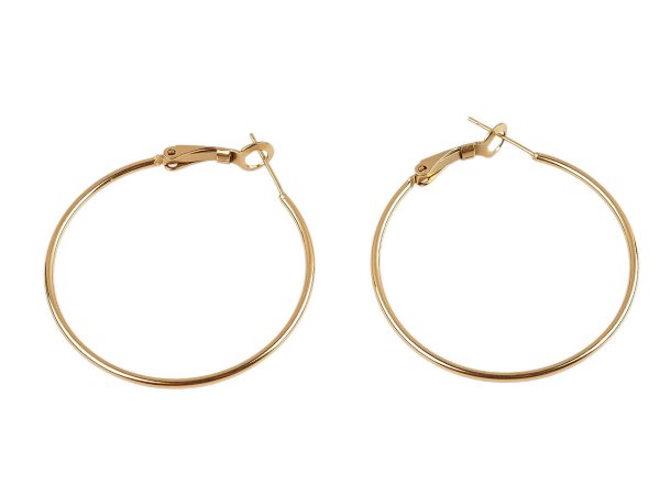 Náušnice z nerezové oceli kruhy