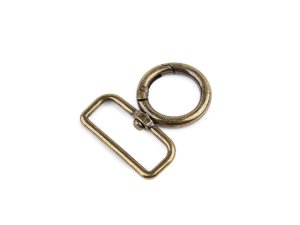 Kovová karabina otočná, průvlek 32 mm