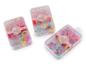 Mini gumičky, skřipce a pukačky do vlasů