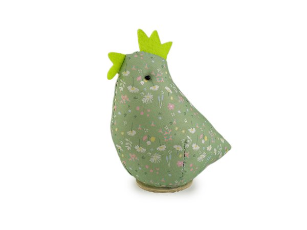 Textilní slepička k jarnímu aranžování