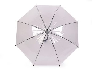 Dámský / dívčí průhledný vystřelovací deštník