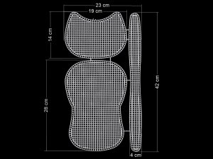 Plastová kanava / mřížka na kabelku