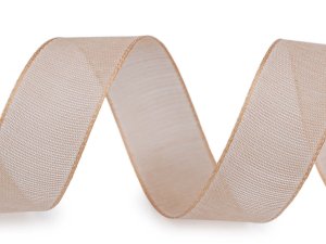 Plátnová stuha s vlascem šíře 25 mm