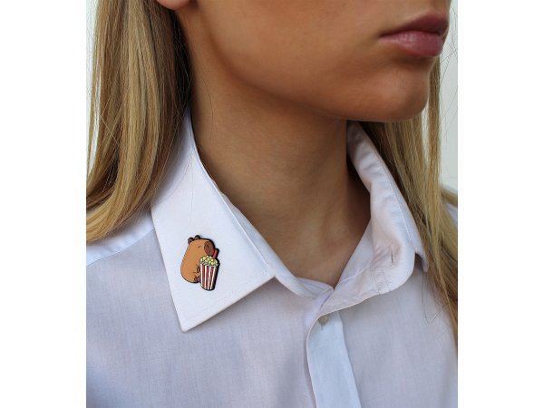 Brož / odznak kapybara