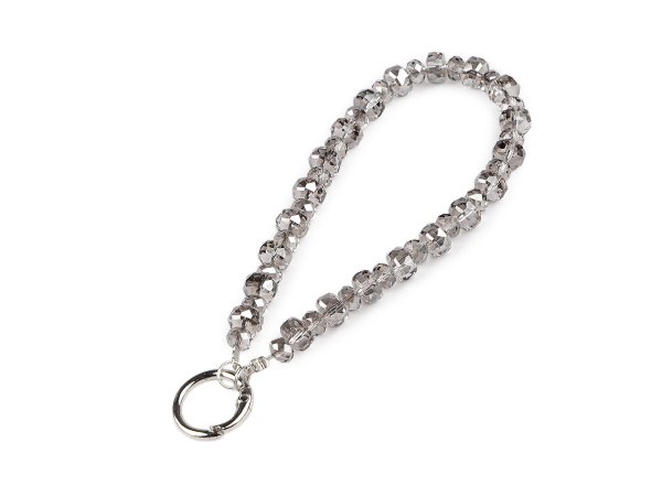 Přívěsek na mobil ze skleněných korálků