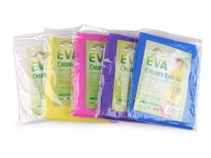 Dětská pláštěnka jednobarevná pevná