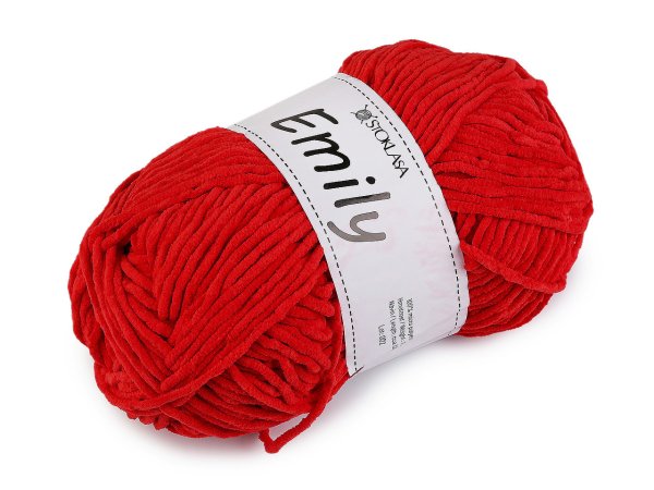 Pletací žinylková příze Emily 100 g