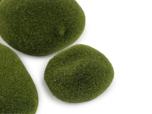 Dekorační mechové kameny 8 ks mix velikostí