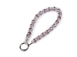 Přívěsek na mobil ze skleněných korálků