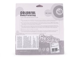 Barvy / pastelky na obličej, sada 12 ks