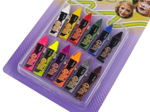 Barvy na obličej tyčinka, sada 12 ks