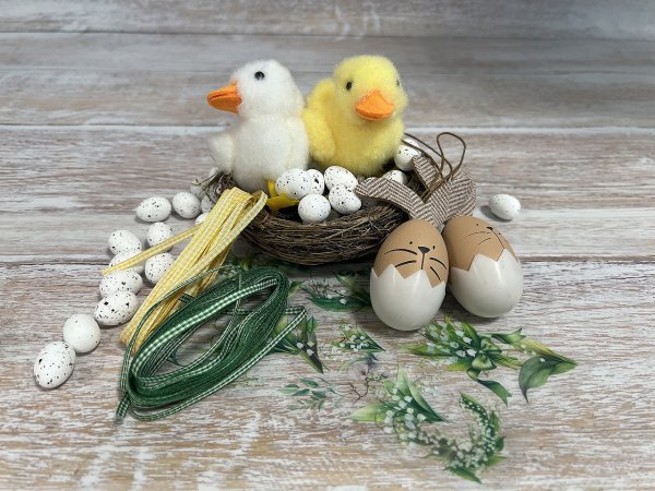 Proutěné hnízdo Ø11 cm