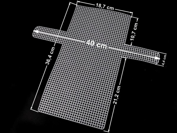 Plastová kanava / mřížka na kabelku