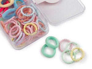 Gumičky do vlasů v boxu