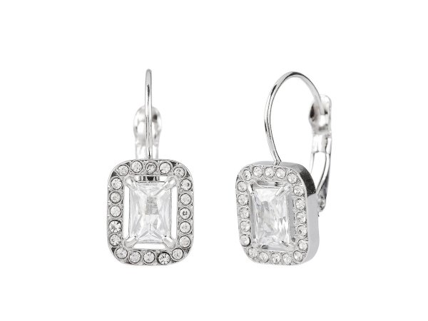 Náušnice z nerezové oceli s broušenými kamínky