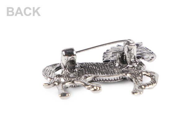 Brož s broušenými kamínky kůň