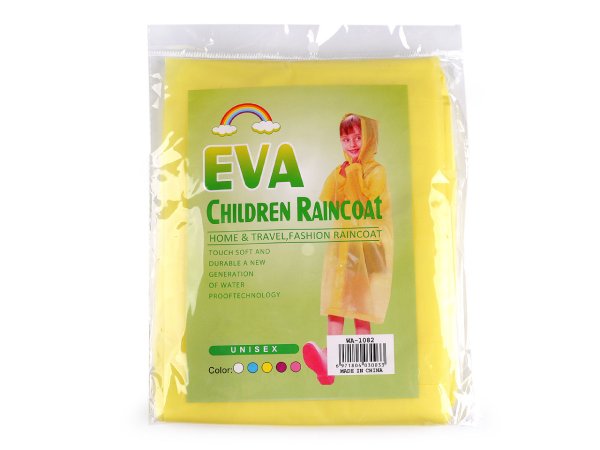 Dětská pláštěnka jednobarevná pevná