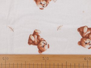 Bavlněný flanel medvídek