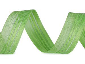 Plátnová stuha s efektní nití šíře 25 mm