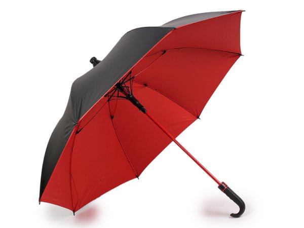 Velký rodinný vystřelovací deštník s teleskopickým pouzdrem na odkapávání