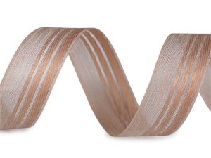 Plátnová stuha s efektní nití šíře 25 mm