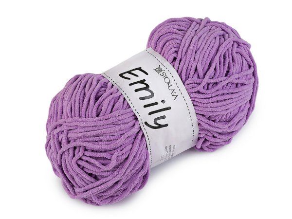 Pletací žinylková příze Emily 100 g