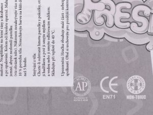 Barvy / pastelky na obličej, sada 12 ks