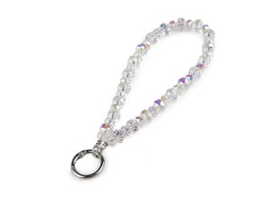 Přívěsek na mobil ze skleněných korálků