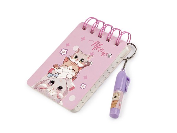 Dětský blok / zápisník linkovaný s propiskou