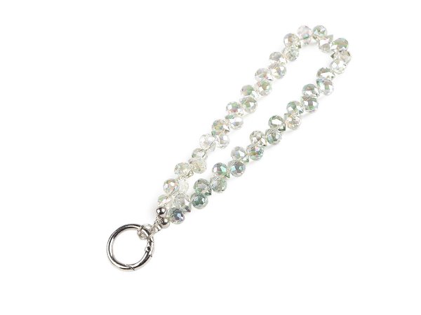 Přívěsek na mobil ze skleněných korálků