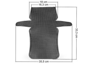 Plastová kanava / mřížka na kabelku / peněženku