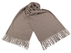 Šátek / šála typu pashmina s třásněmi 70x185 cm