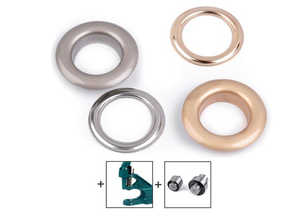 Průchodky s podložkou vnitřní Ø16 mm / vnější Ø27 mm matné