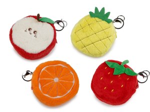 Plyšové kosmetické zrcátko / klíčenka