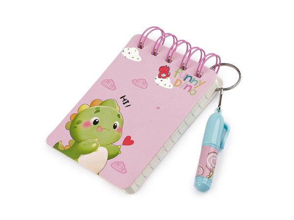 Dětský blok / zápisník linkovaný s propiskou