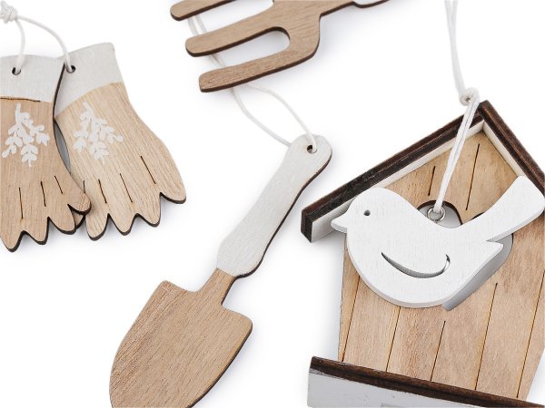 Zahradní nářadí k aranžování sada 6 ks